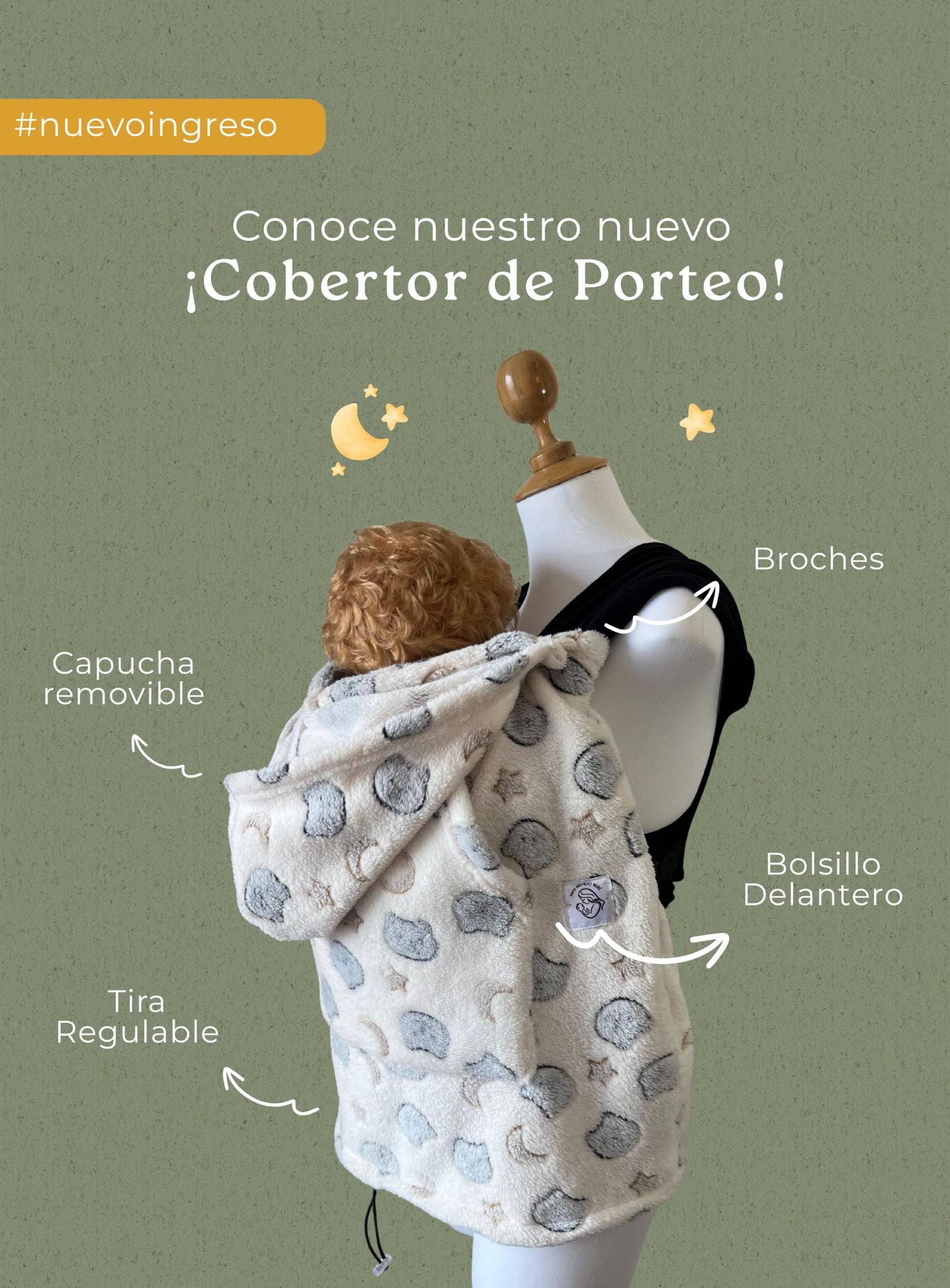 Cobertor de porteo - Beige