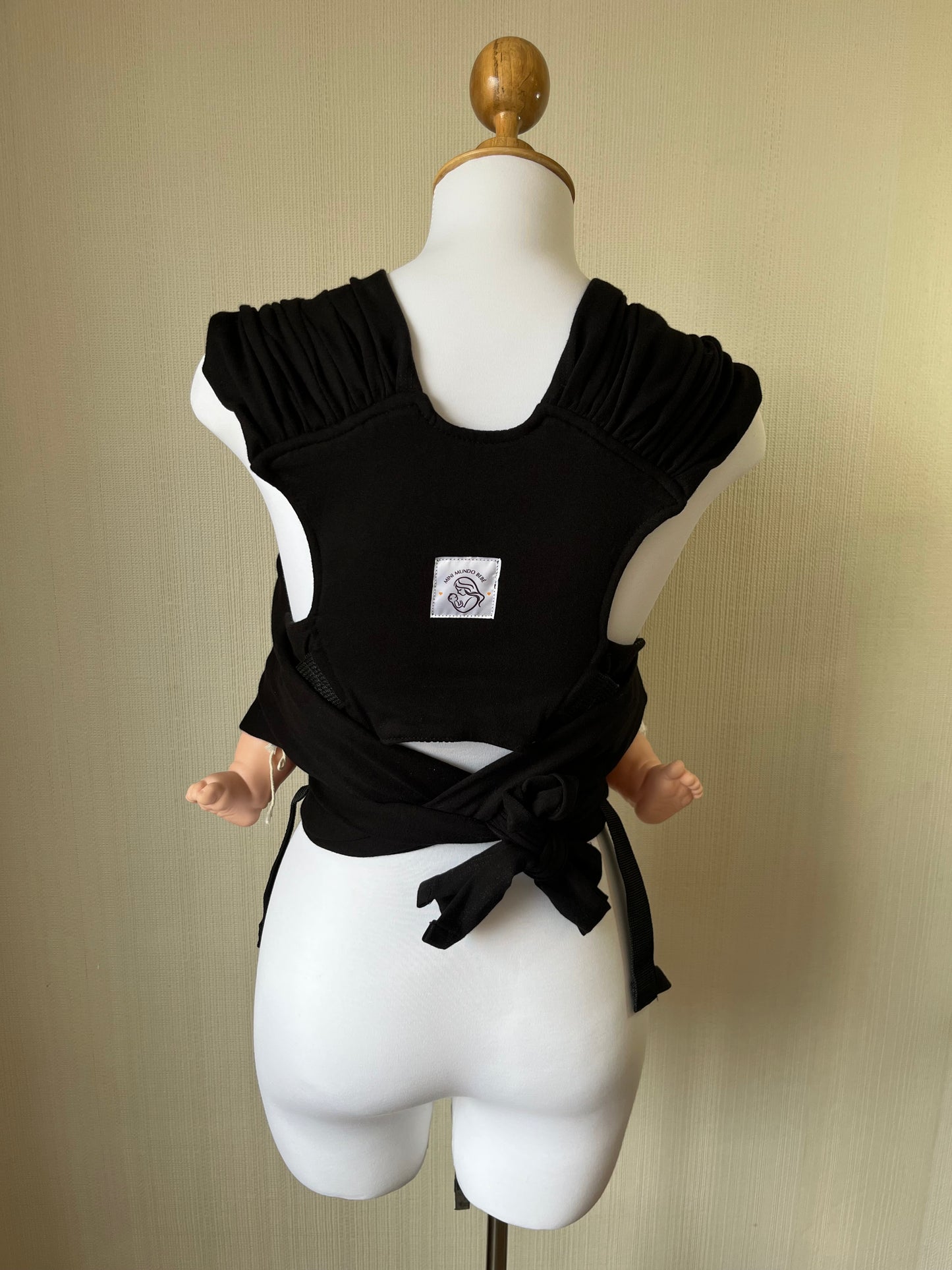Fular prearmado - Negro