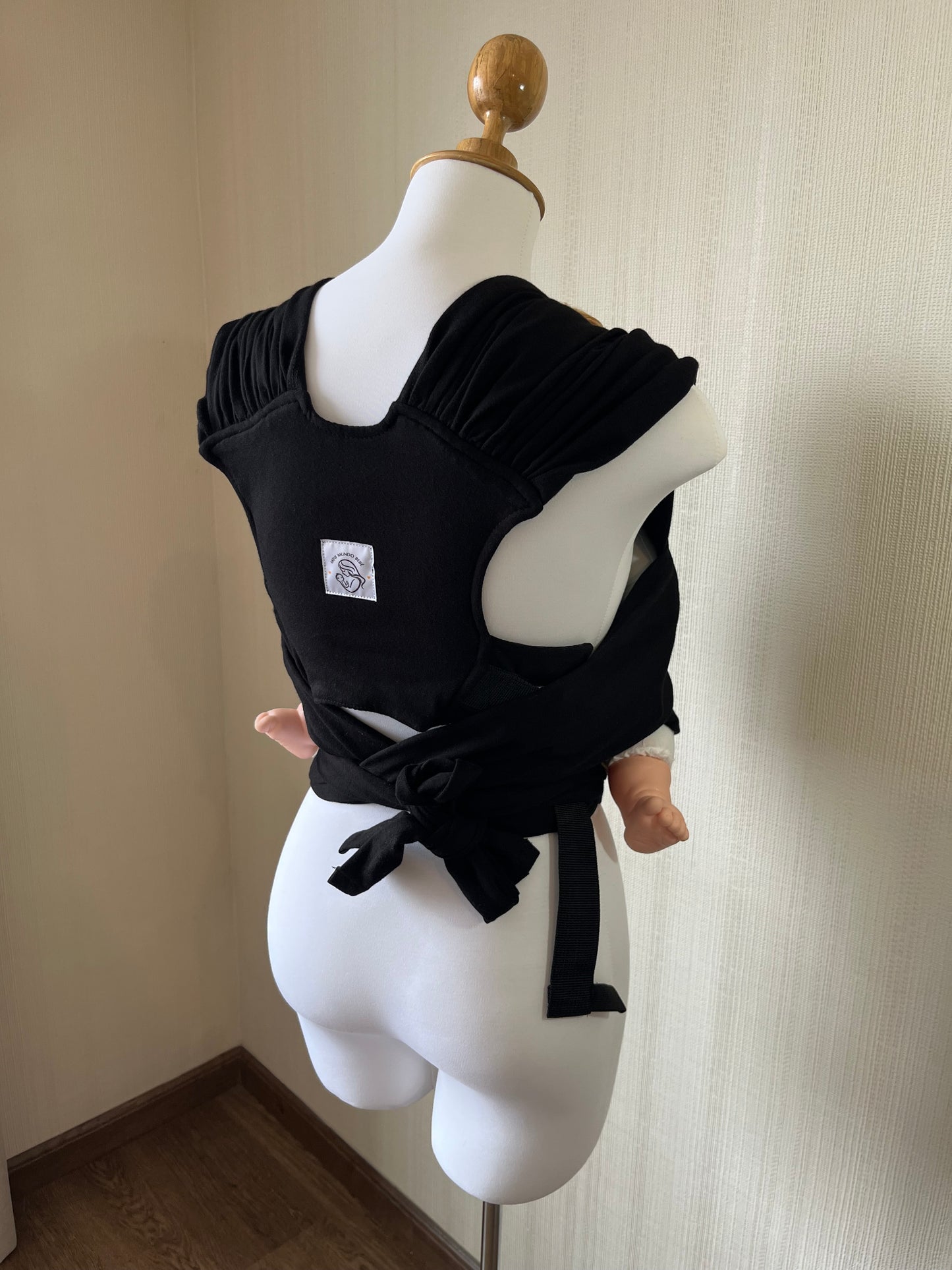Fular prearmado - Negro